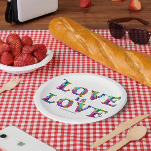 Assiettes En Carton SlipperyJoe amour est l'amour goutte à goutte de f