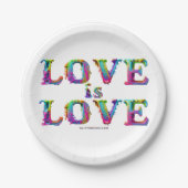 Assiettes En Carton SlipperyJoe amour est l'amour goutte à goutte de f (Devant)