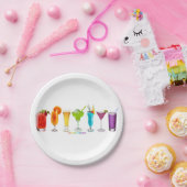 Assiettes En Carton SlipperyJoe's cheers alcools cocktails LGBTQIA gay (Fête)