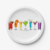 Assiettes En Carton SlipperyJoe's cheers alcools cocktails LGBTQIA gay (Devant)