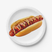 Assiettes En Carton SlipperyJoe's Hotdog viande hachée grill (Devant)