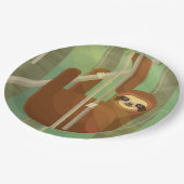 Assiettes En Carton Sloth (Angle)