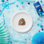 Assiettes En Carton Sloth espuki sison halloween T-shirt classique (Fête)