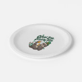 Assiettes En Carton Sloth Irish Drinking St Patrick's Day (Angle)