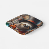 Assiettes En Carton Sloth Mad Scientifique (Angulaire)