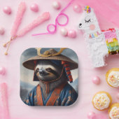 Assiettes En Carton Sloth Samurai (Fête)