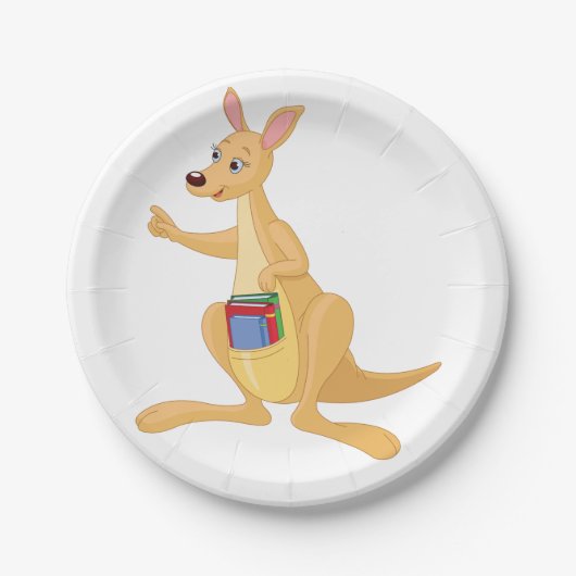 Assiettes En Carton Smart Kangaroo (Devant)