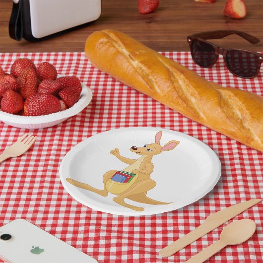 Assiettes En Carton Smart Kangaroo