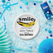Assiettes En Carton Smile est bon 95e anniversaire de fête plaque papi (Fête)