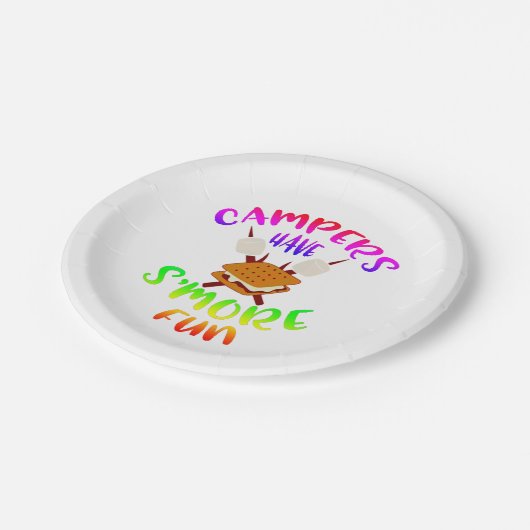 Assiettes En Carton Smore fun (Angle)