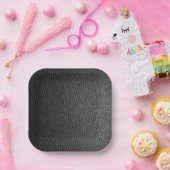 Assiettes En Carton Snakeskin noir (Fête)