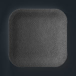 Assiettes En Carton Snakeskin noir<br><div class="desc">Plaques en papier Snakeskin noir</div>