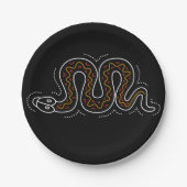 Assiettes En Carton Snkae a pointillé la conception (Devant)