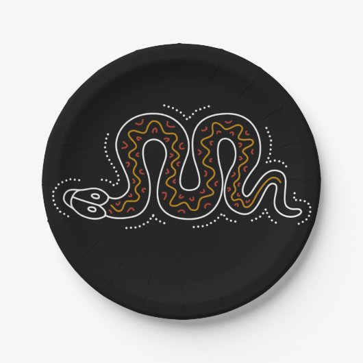 Assiettes En Carton Snkae a pointillé la conception (Devant)