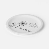 Assiettes En Carton Snoopy Avec Dandelion (Angle)