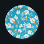 Assiettes En Carton Snoopy Brooklyn Beach Pattern<br><div class="desc">Take a look at this super cute design featuring Snoopy surfing the tropical waves.</div>