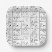 Assiettes En Carton Snoopy & Charlie Brown | Muffin anglais (Recto)