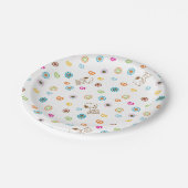 Assiettes En Carton Snoopy Colorful Hearts Motif (Angle)