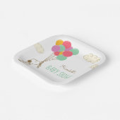 Assiettes En Carton Snoopy et ballons | BABY SHOWER (Angulaire)
