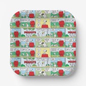 Assiettes En Carton Snoopy et ses frères Andy & Olaf (Recto)