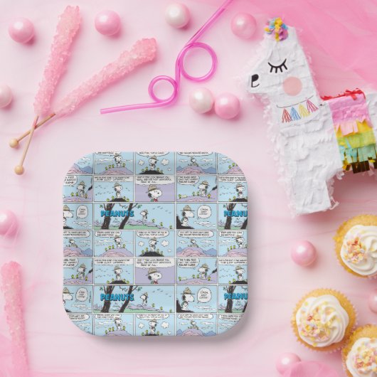 Assiettes En Carton Snoopy & Friends | Aller Randonnée (Fête)