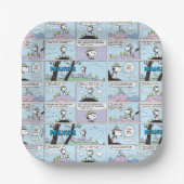 Assiettes En Carton Snoopy & Friends | Aller Randonnée (Recto)