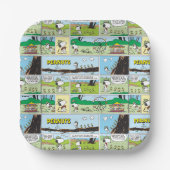Assiettes En Carton Snoopy & Friends | Go Camping (Recto)