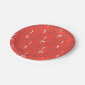 Assiettes En Carton Snoopy Varsity Motif sportif (Angle)