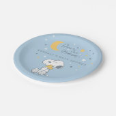 Assiettes En Carton Snoopy & Woodstock | Over the Moon Baby Shower Pap (Angle)
