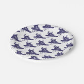 Assiettes En Carton Snow-Boarder (Angle)