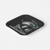 Assiettes En Carton Snowboarding (Angulaire)