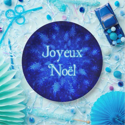 Assiettes En Carton Snowburst - Joyeux Noё l (Fête)