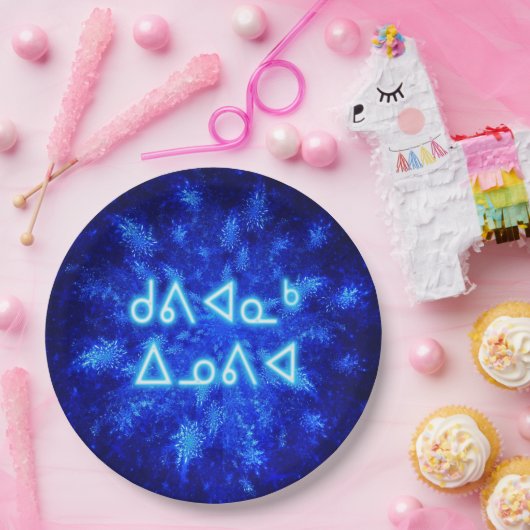 Assiettes En Carton Snowburst - Kuvianak Innovia (Fête)