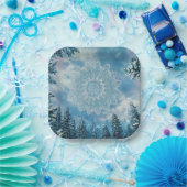Assiettes En Carton SnowFlakeFrost (Fête)