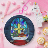 Assiettes En Carton Snowglobe Whimsey (Fête)