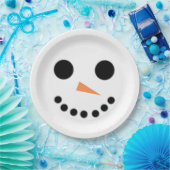 Assiettes En Carton Snowman (Fête)