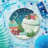 Assiettes En Carton Snowman (Fête)