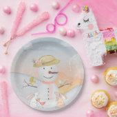 Assiettes En Carton Snowman et Winter Woodland Friends (Fête)
