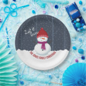 Assiettes En Carton Snowman Winter Wonderland (Fête)