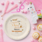 Assiettes En Carton So Sweet To Bee Two Cute Honey Bee 2nd Birthday (Fête)
