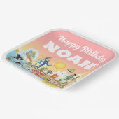 Assiettes En Carton SoCal soleil personnalisé (Angulaire)