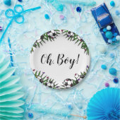 Assiettes En Carton Soccer Ball Oh Boy Sports Jeu Baby shower à thème (Fête)