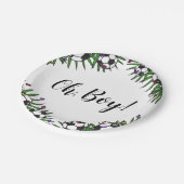 Assiettes En Carton Soccer Ball Oh Boy Sports Jeu Baby shower à thème (Angle)