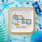 Assiettes En Carton Soft Play Center Indoor Jungle Gym Anniversaire de (Fête)