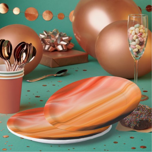 Assiettes En Carton Soie couchée (Multi)