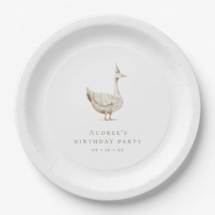 Assiettes En Carton Soie minimaliste fête d'anniversaire