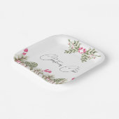 Assiettes En Carton Soin de Noël (Angulaire)