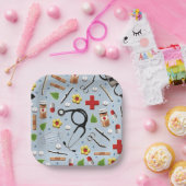 Assiettes En Carton Soins de santé fête (Fête)