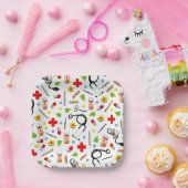 Assiettes En Carton Soins infirmiers (Fête)