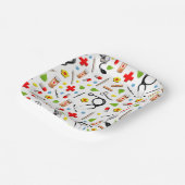 Assiettes En Carton Soins infirmiers (Angulaire)